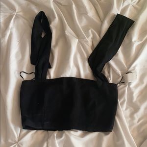 black crop top